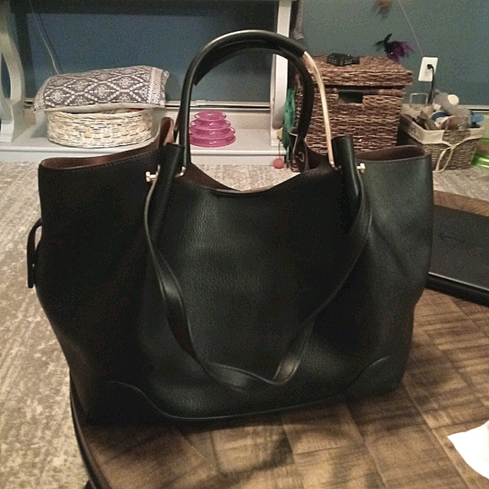 Black handbag
